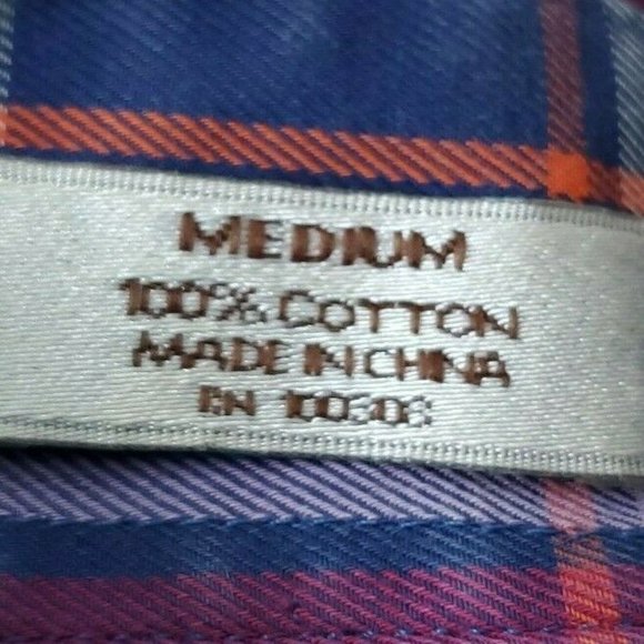 Peter Millar Men's Long Sleeve Multicolored Button Stripped Dress Shirt Size M - Picture 3 of 4